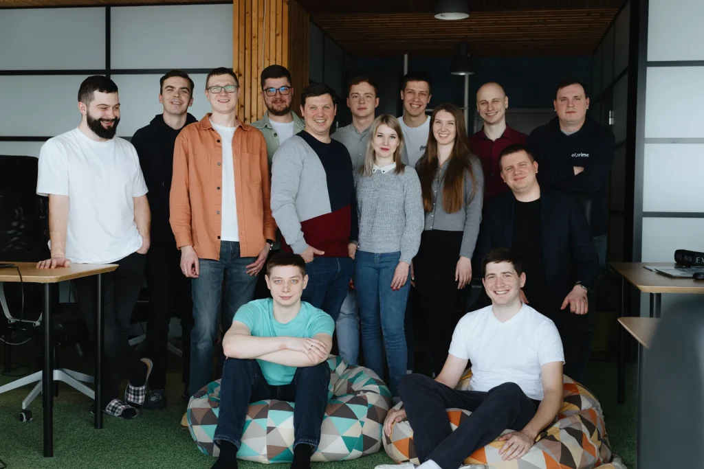 Команда Olprime в офисе